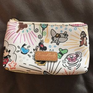 Dooney & Bourke Disney Sketch Mickey cosmetic bag